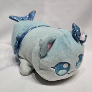 5" Aphmau MeeMeows MerCat Mermaid Cat Plush Blue Great Condition